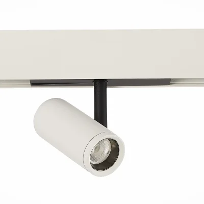 Магнитный трековый светильник Белый, Черный LED 1*8W 4000K 650Lm Ra>90 36° IP20 D42xH13 SKYLINE 48_4