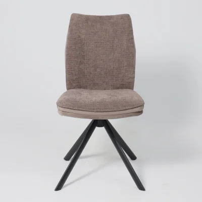 Стул SMART-R 360, g26 MOCCO шенилл LUX - d05 CAPPUCCINO LUX\черный_2