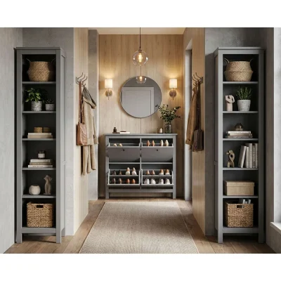 Прихожая Сага, серый. Комплект №5_2