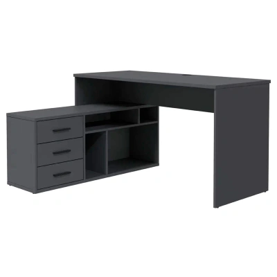 Стол письменный SKILL-05, антрацит фотография