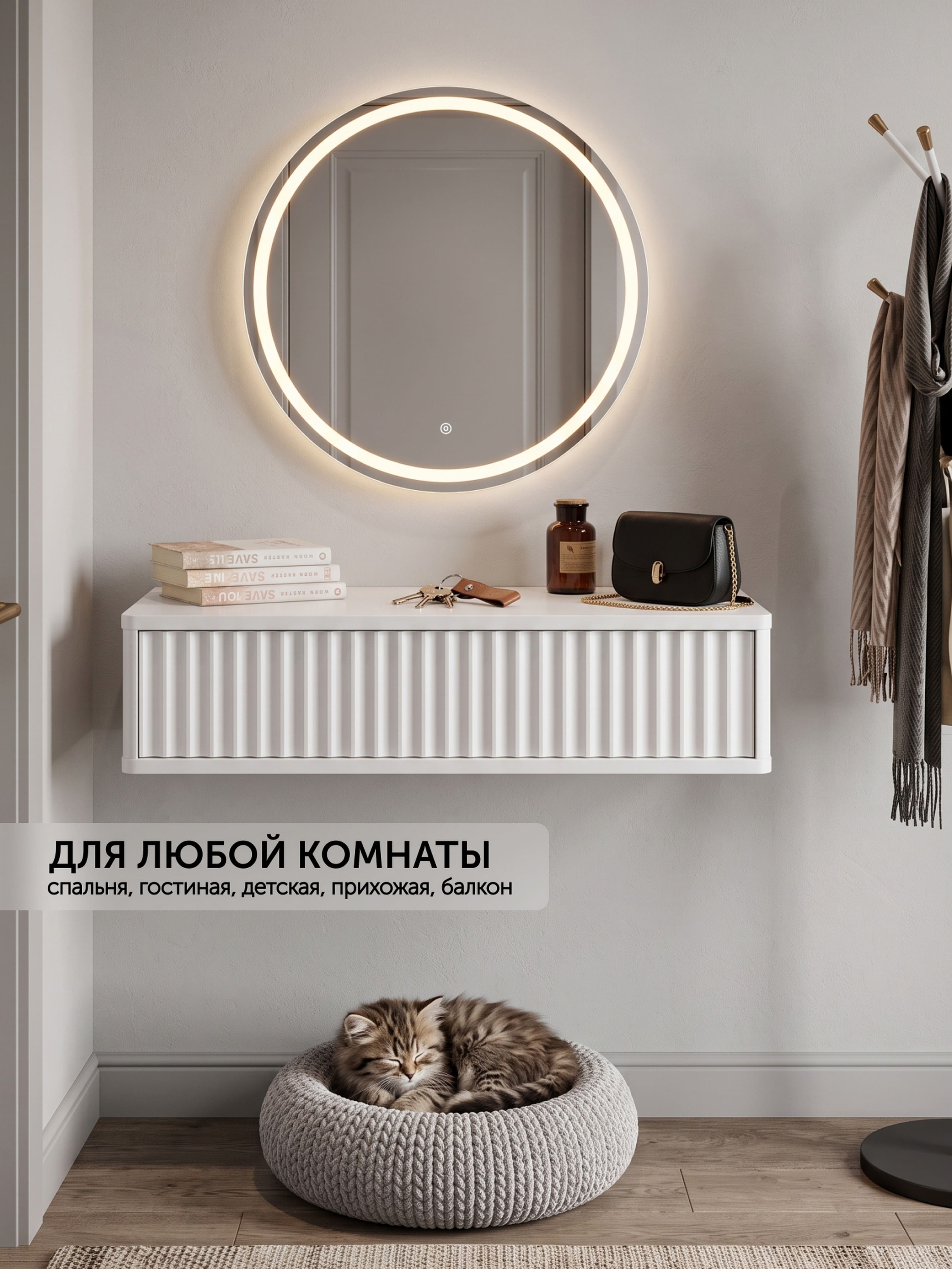 Консоль навесная ROYAL 5014 эко, Белый_preview_6