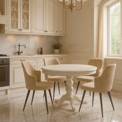 Стул FREDDY-R1 360, k02 Латте замша LUX\черный_2