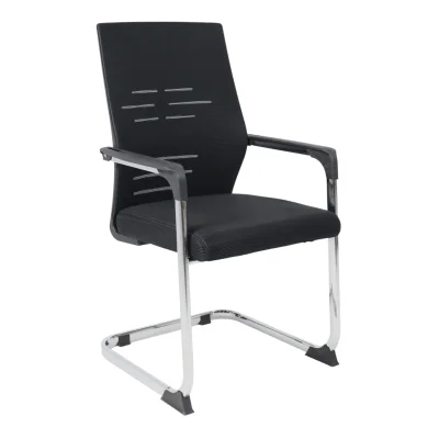 Кресло TAX, черный/хром, ECONOM фотография