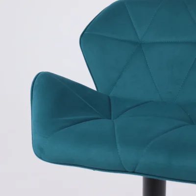 Кресло барное BERLIN GB, Velutto 20 бирюзовый велюр/черный_18
