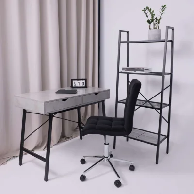 Кресло Роза квадрат, Velutto 34 черный/хром_8