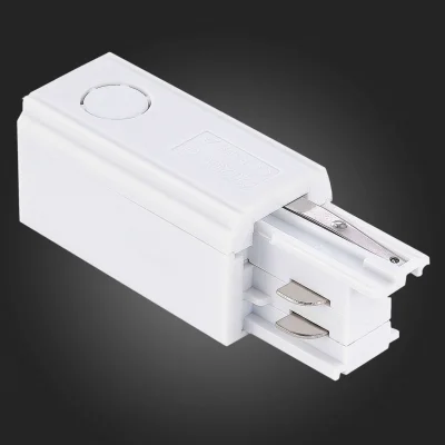 Правый Токоподвод для трехфазного шинопровода ST-Luce Белый TRACE_2