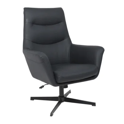 Кресло HUDSON, экокожа, черный PU-24/черный фотография