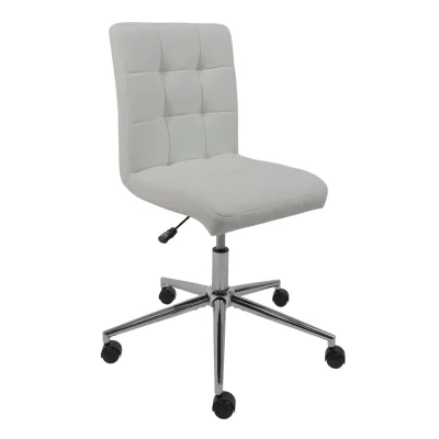 Кресло Роза квадрат, Buble White 15, букле/белый фотография