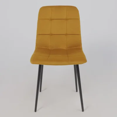 Стул AV 406-N, карри бархат Confetti chai tea/черный_8