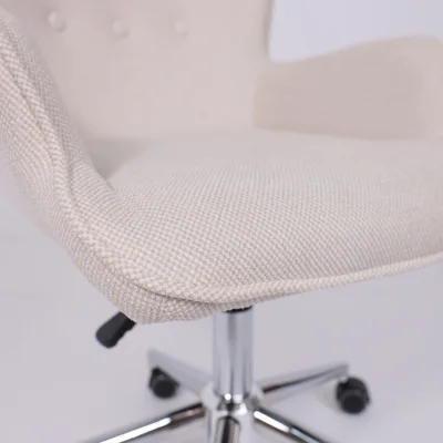 Кресло поворотное BELLA, букле/белый_8