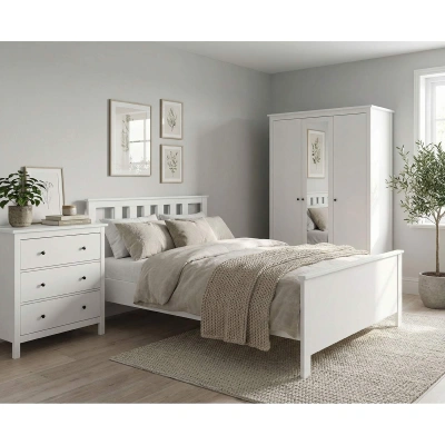 Спальня Сага, белый. Комплект №2_1