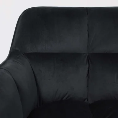 Кресло VIRGINIA, поворотное, черный велюр HCJ-50/черный_13