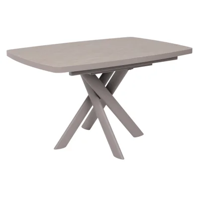 Стол LEONEL-130, раздвижной 130(165)х85, Бежевый камень-HPL/Капучино_1