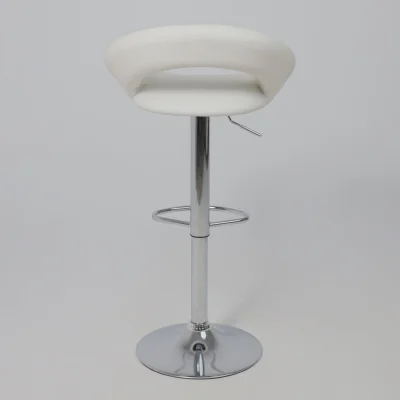 Кресло ROSA, экокожа белый/хром_5