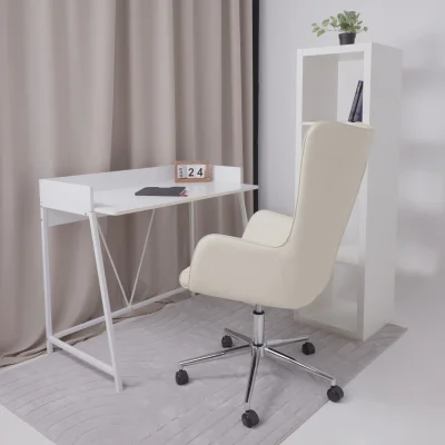 Кресло поворотное BELLA XL chrome, Pegasso крем_6