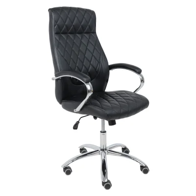 Кресло поворотное STAR, ECO, черный фотография