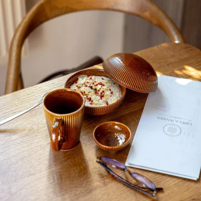 Блюдо-боул с крышкой AURORA, фарфор, каштановый, d13*5см_7