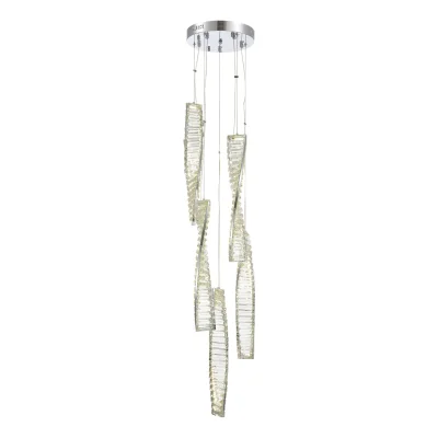 Светильник подвесной ST-Luce Хром/Прозрачный LED 1*55W 4000K ELICA_2