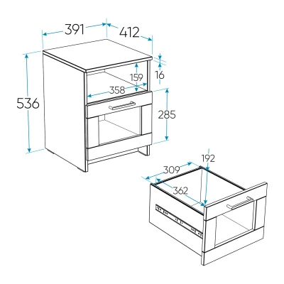 Тумба прикроватная НАВИ, кашемир (2.15.03.010.19 RU)_14