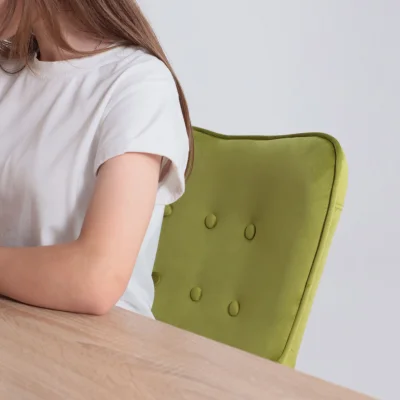 Кресло поворотное BELLA, велюр/оливковый_9