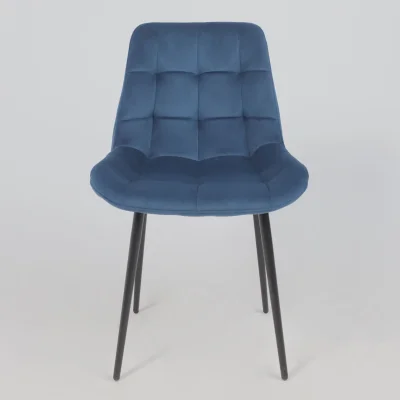 Стул AV 405, синий бархат Confetti deep ocean/черный_8