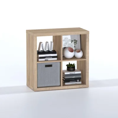 Стеллаж ФОРА 4  76х76х38см, дуб беленый_3