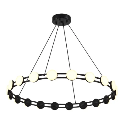 Светильник подвесной ST-Luce черный/белый LED 1*40W 4000K MONRO_3