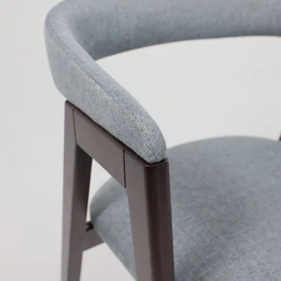 Кресло ЛОНДОН, серая рогожка Kiton 06/темный бук_7