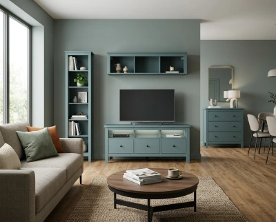Гостиная Сага, темно-бирюзовая. Комплект №1 фотография