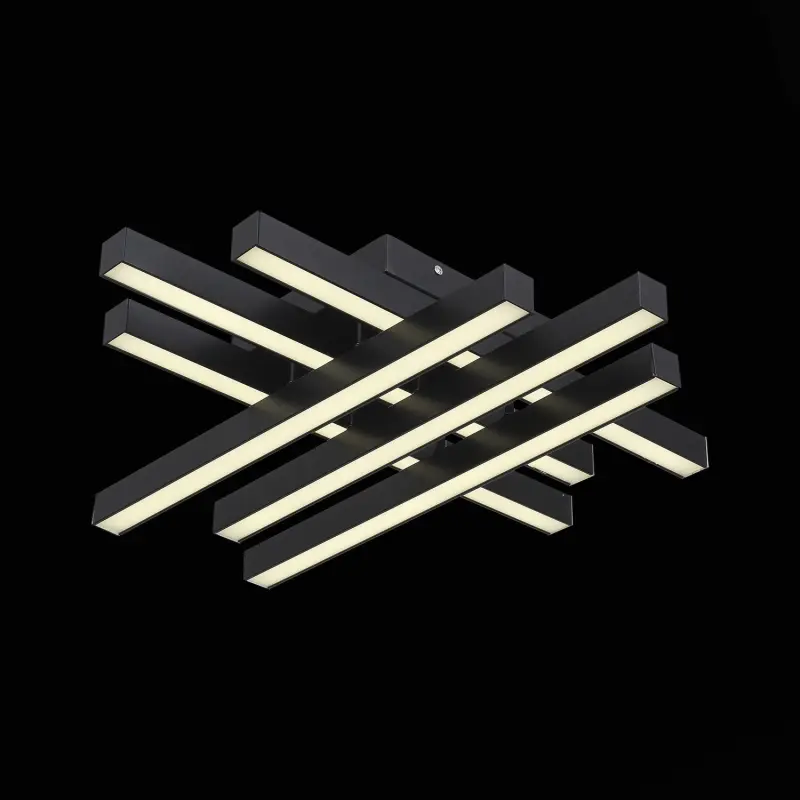 Люстра потолочная ST-Luce Черный/Белый,Черный LED 1*36W 3000K/4000K/6000K SAMENTO фотография