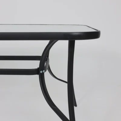 Комплект садовой мебели SUNBEAM (стол 1шт, 6 кресел, зонт 1шт), серый/черный_28