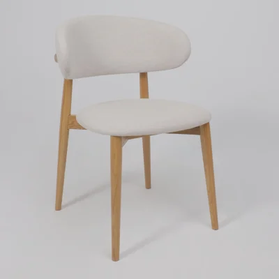 Стул ДЭВИД, бежевый фактурный велюр Danco 100/дуб_12