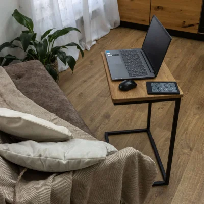 Стол журнальный HAWK ND, дуб натуральный/черный_2