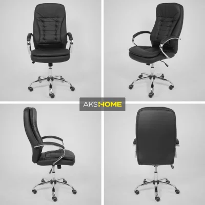 Кресло рабочее, поворотное RICHARD, черный_3