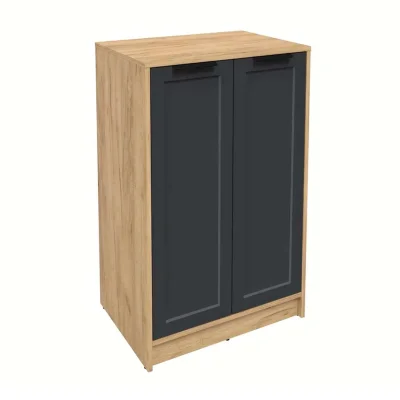 Тумба КОНЦЕПТ Тренд КТ-Т64, к.Дуб золотой/ф.Пепел  (В1020хШ636хГ451мм)_2