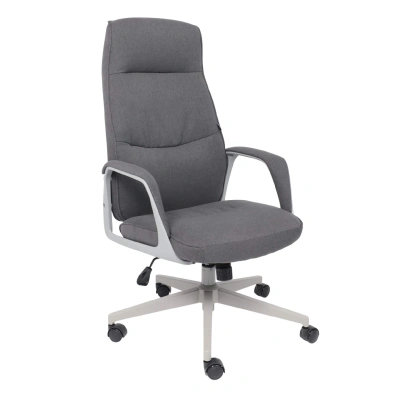 Кресло поворотное SIERRA, серая ткань/серый металл фотография