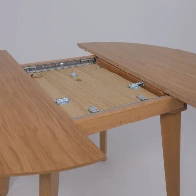 Стол КРИТ 1100(1450)*1100, Светлый бук без тонировки/светлый бук_22