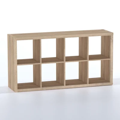 Стеллаж ФОРА 8  76х146х38см, дуб беленый_3