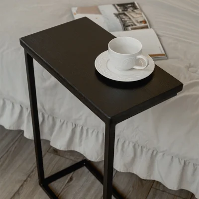 Стол журнальный GOOSE BD, дуб черный/черный_2