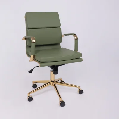 Кресло рабочее INDIGO, LB зеленый/золотой_17