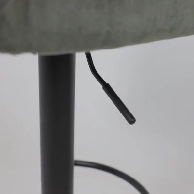 Стул барный LOGOS, темно-зеленый шенилл Ote Canna 352/черный_17