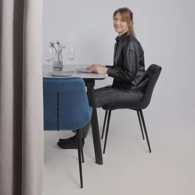 Стул AV 435, черный бархат H-75/черный_4