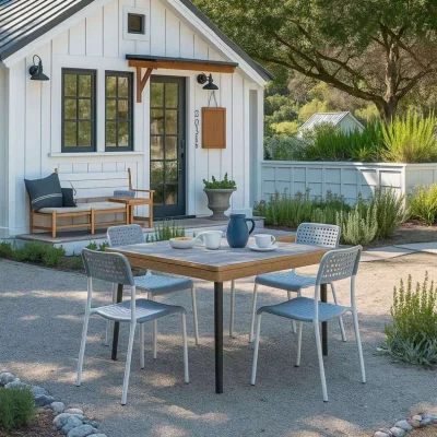 Стул JOY, серый/белый, ECONOM_2