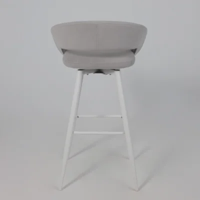 Стул барный BARNY-R 900, b20 SILVER LUX\белый_6