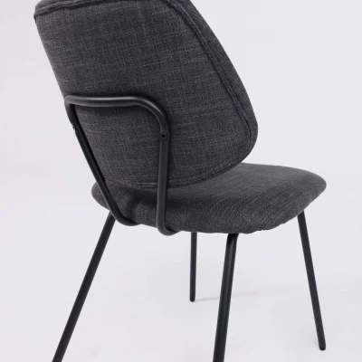 Стул DIXIE, темно-серая ткань/черный_10