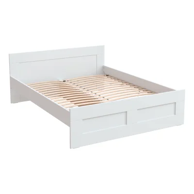 Кровать двойная СИРИУС 160*200, белая (2.02.04.610.1 RU) фотография