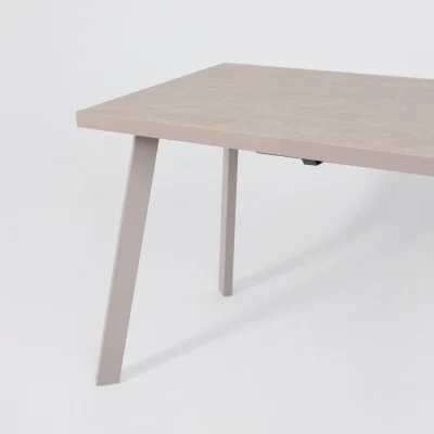 Стол BORG-120, раздвижной 120(160)х80, Бежевый камень-HPL/Капучино_9