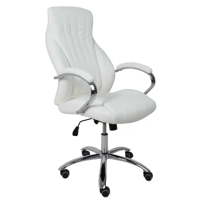 Кресло поворотное MASTIF, ECO, белый фотография