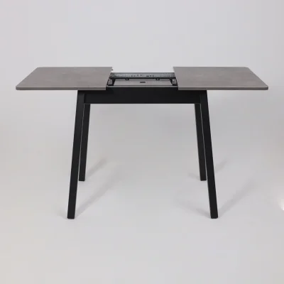 Стол TIRK RADIAL-94, раздвижной 94(126)х64, Дымчатая керамика/Чёрный_19