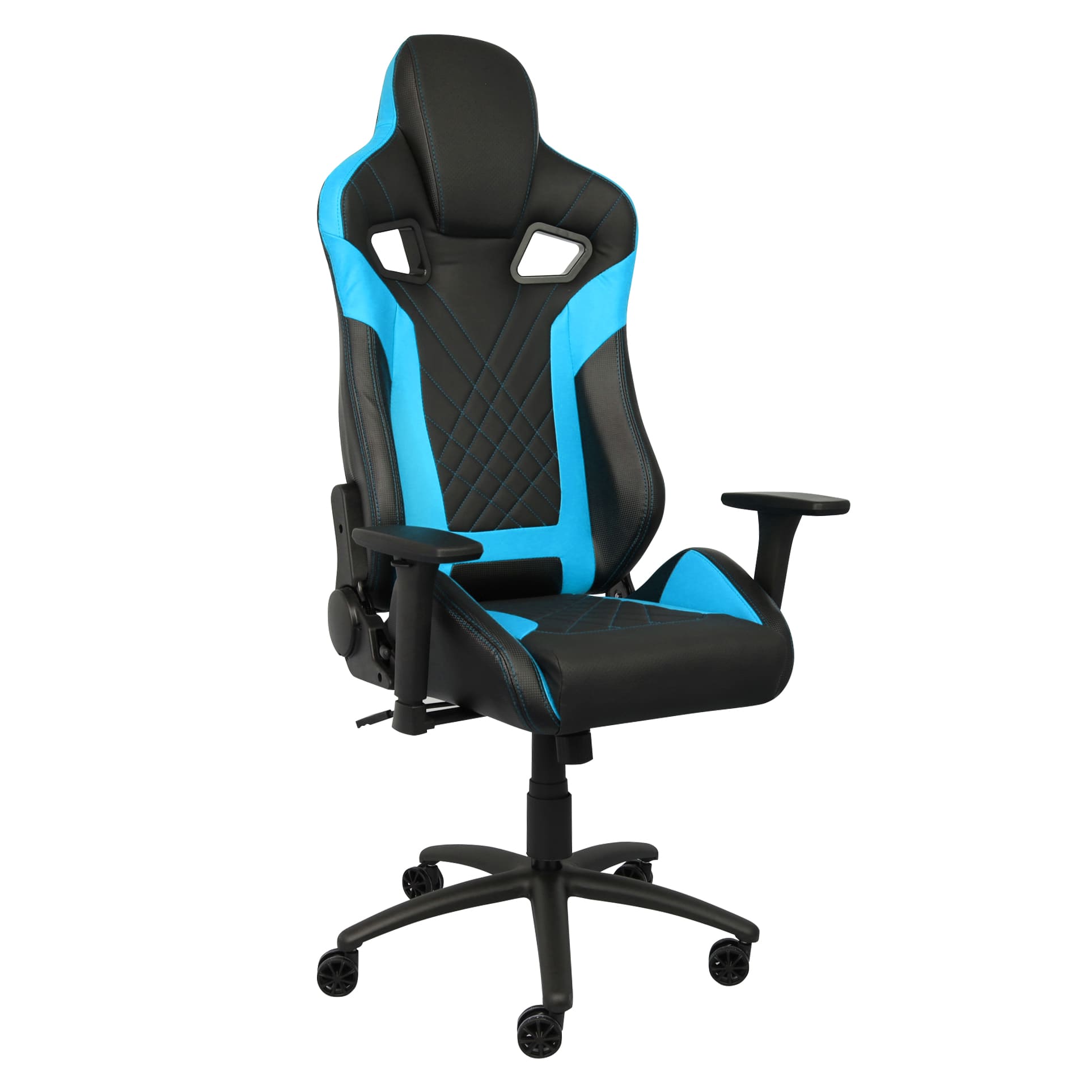 Кресло поворотное VIKING, голубой+черный купить, цена с доставкой